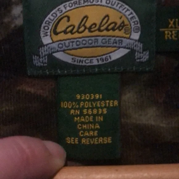 Cabela's Brown and Green Casual Button Down Shirt - Picture 6 of 8